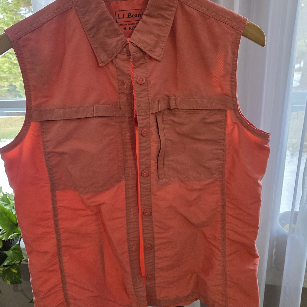 L.L. Bean Pink Jacket with Mesh Lining